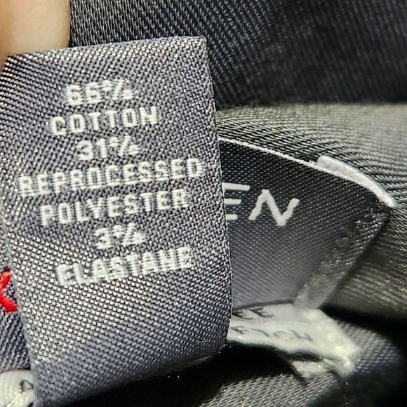 Van Heusen Dress Shirt For Mens Large 34-35 LongSleeve Gray Regular Fit Stretch - Picture 11 of 11